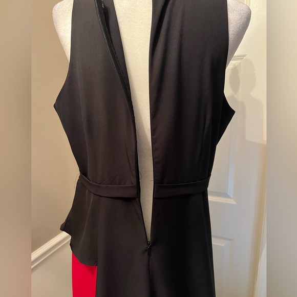 Full Length Colour Block Dress - Picture 3 of 8